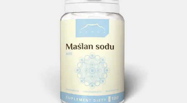 Maślan sodu na co pomaga? Ten suplement diety wspiera odbudowę jelit i mikrobiotę.
