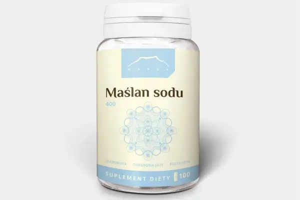 Maślan sodu na co pomaga? Ten suplement diety wspiera odbudowę jelit i mikrobiotę.